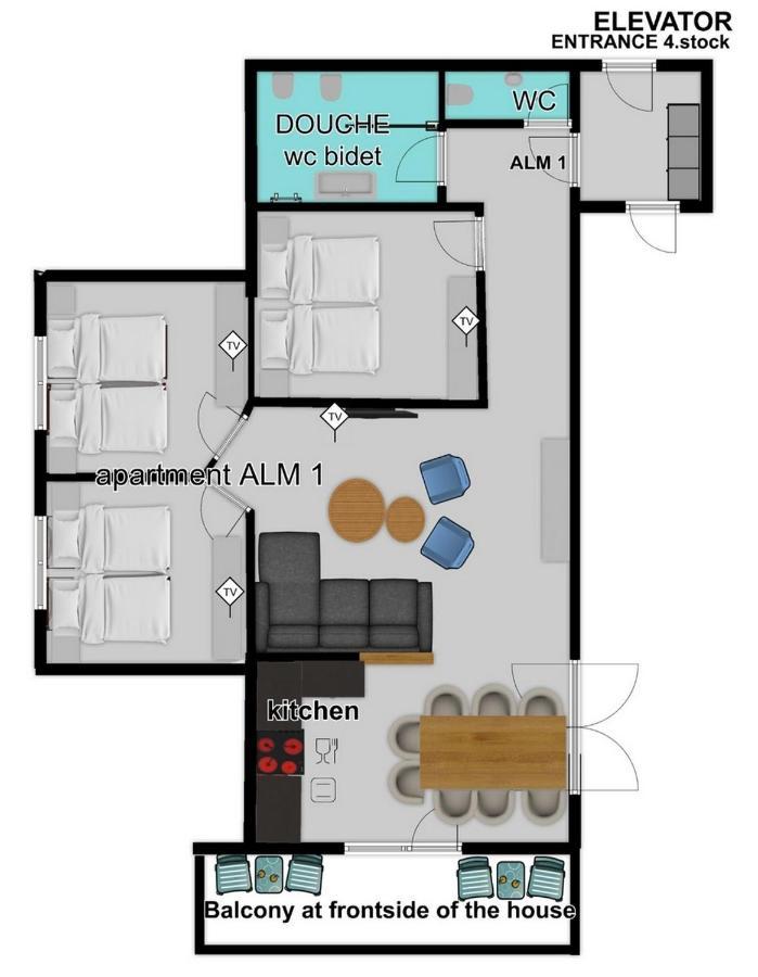Alm Appartements Zellamsee Цел ам Зее Екстериор снимка