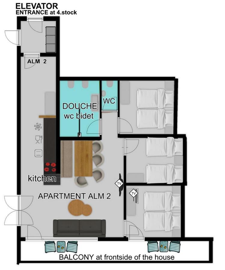 Alm Appartements Zellamsee Цел ам Зее Екстериор снимка